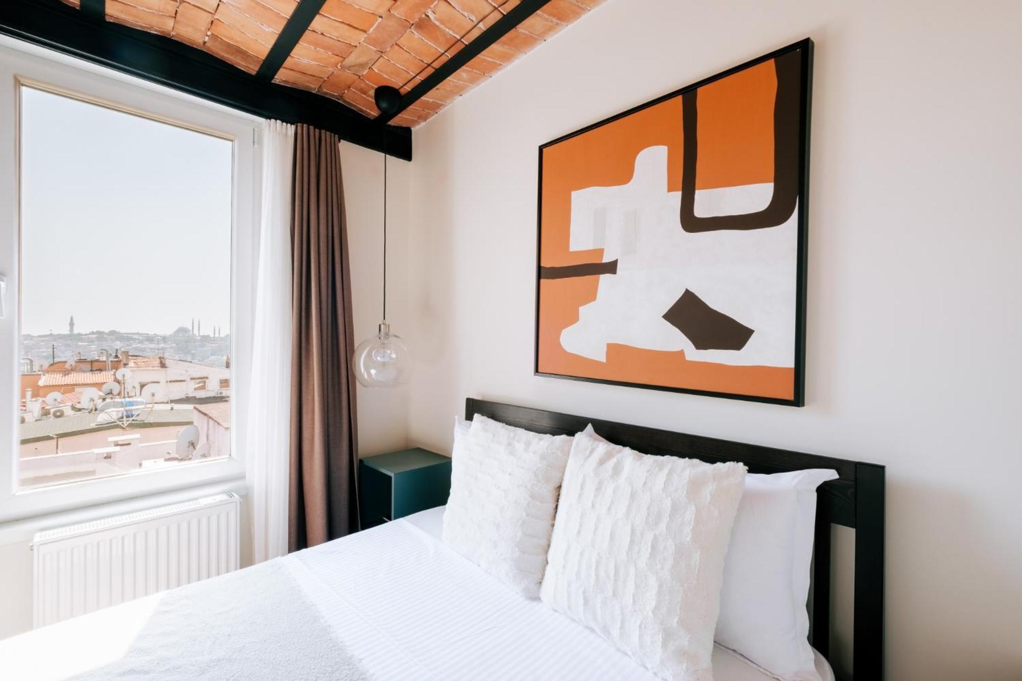 Flat W City View Near Galata Tower In Istiklal Ave Apartment Истанбул Екстериор снимка