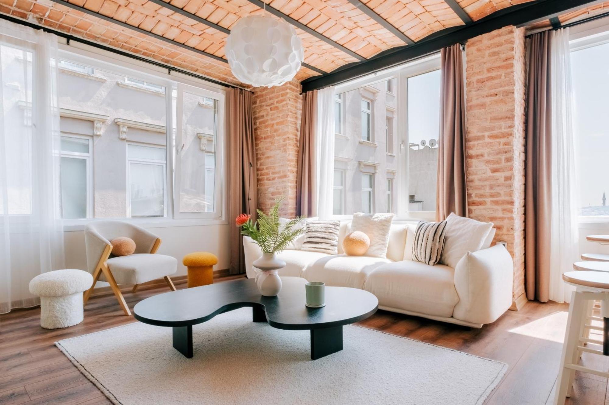 Flat W City View Near Galata Tower In Istiklal Ave Apartment Истанбул Екстериор снимка